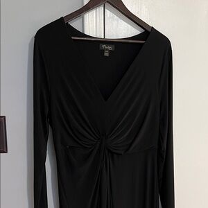 Thalia Sodi Black Long Sleeve Dress